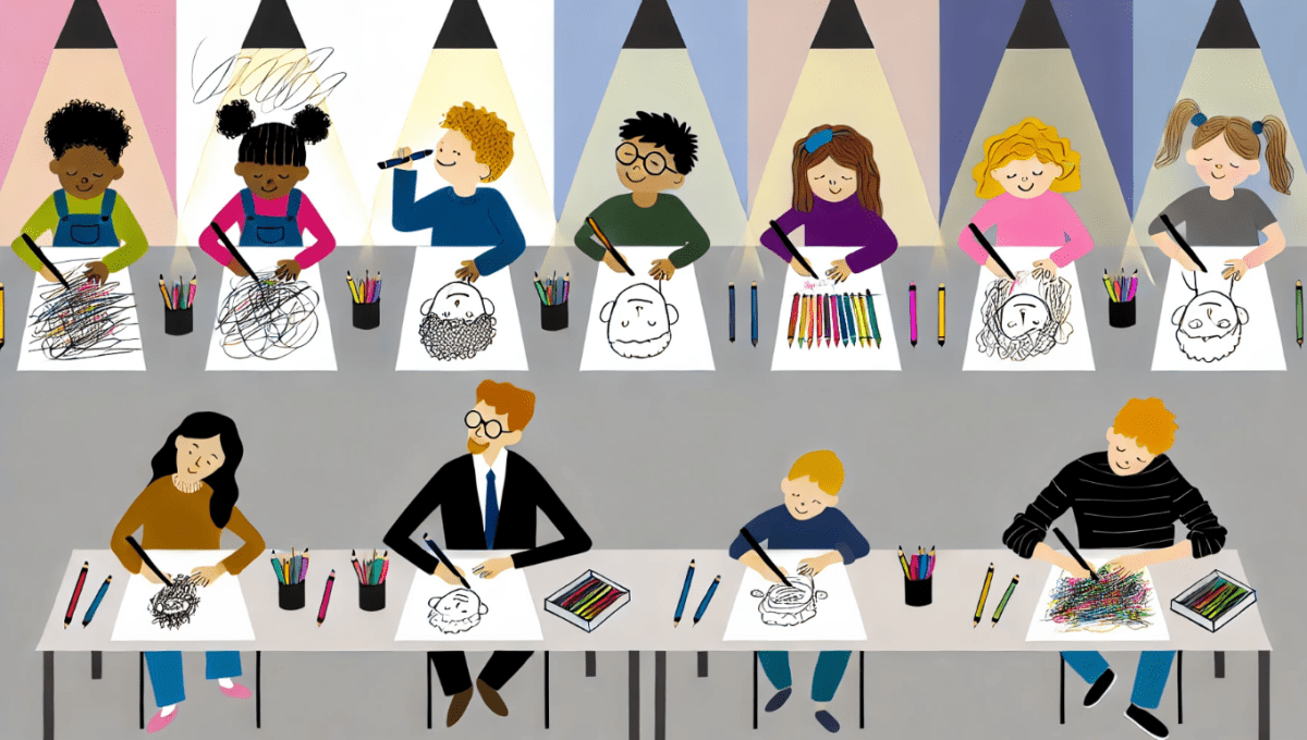 Stages of Drawing from 0 to 18 - Drawing Development in Children - Number Artist