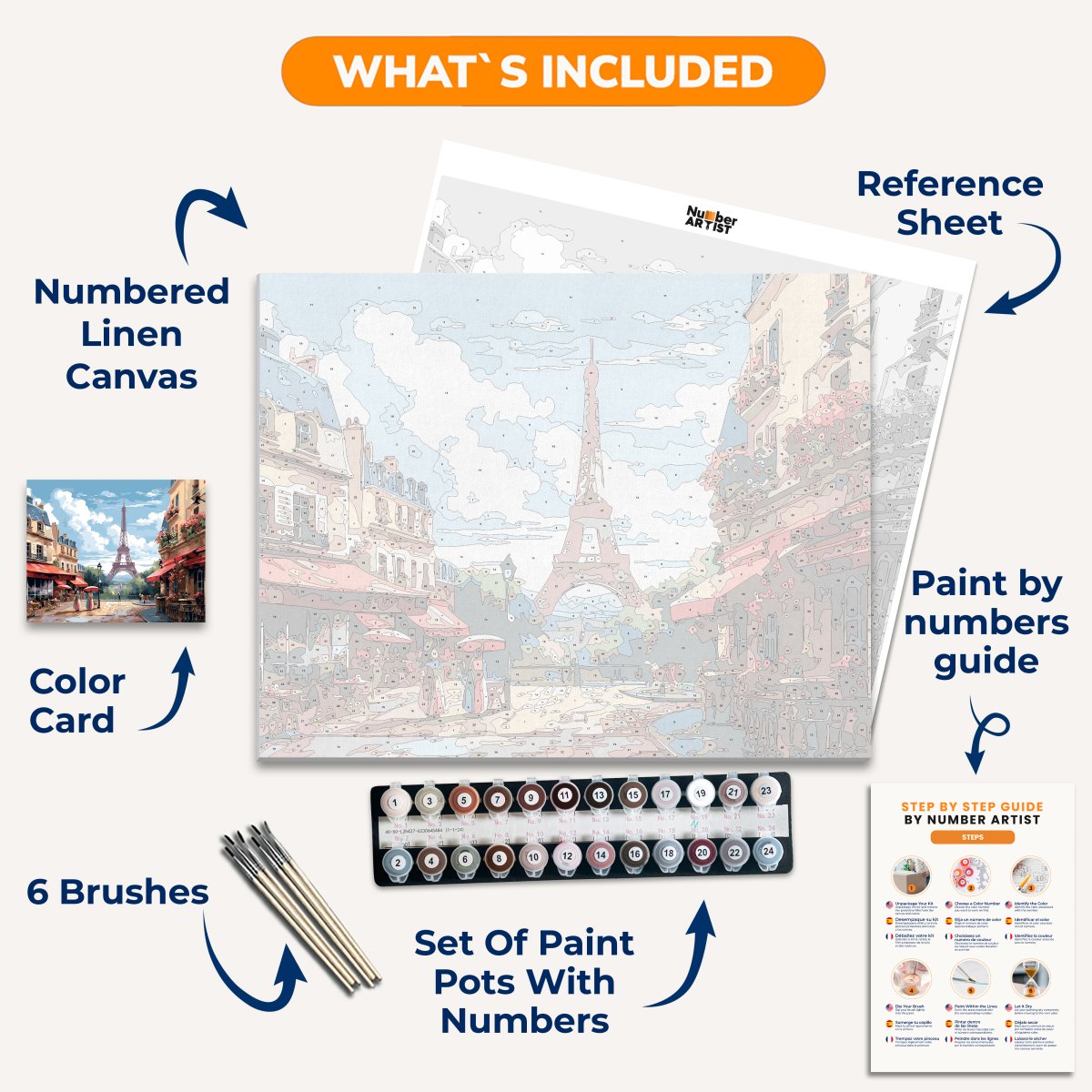 A vibrant illustration captures a romantic French city scene with two individuals enjoying the day.