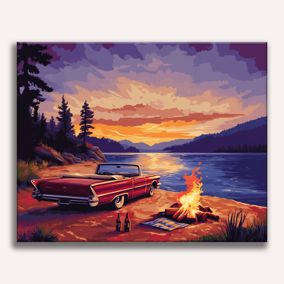All Summer Long - Number Artist Paint by Numbers Kits