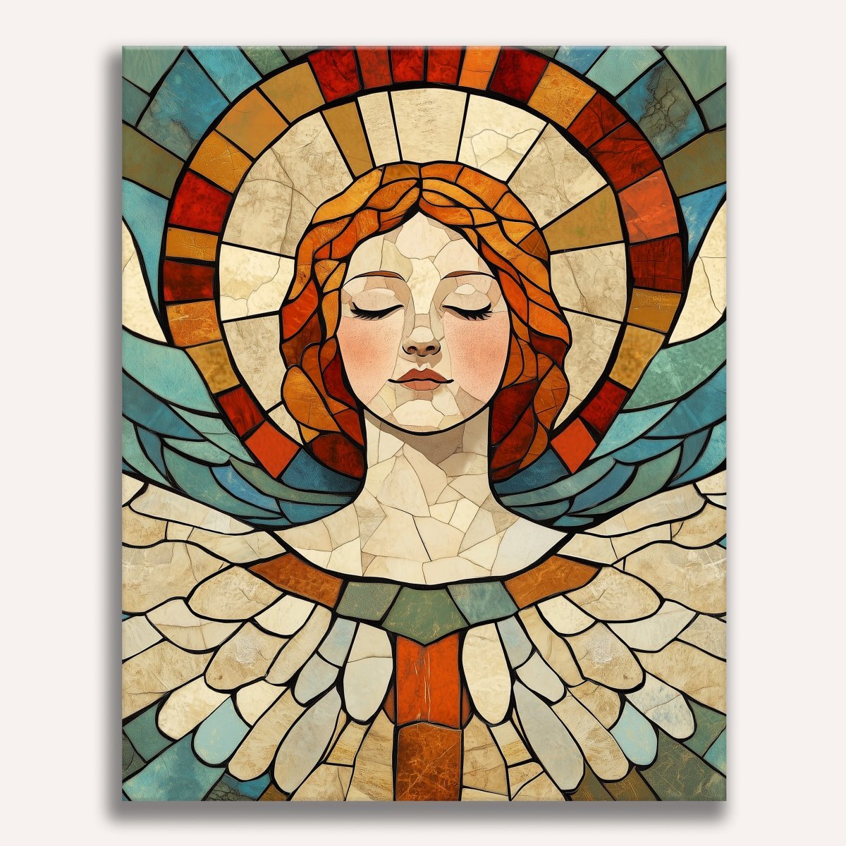 Angel Mosaic - Number Artist Paint by Numbers Kits