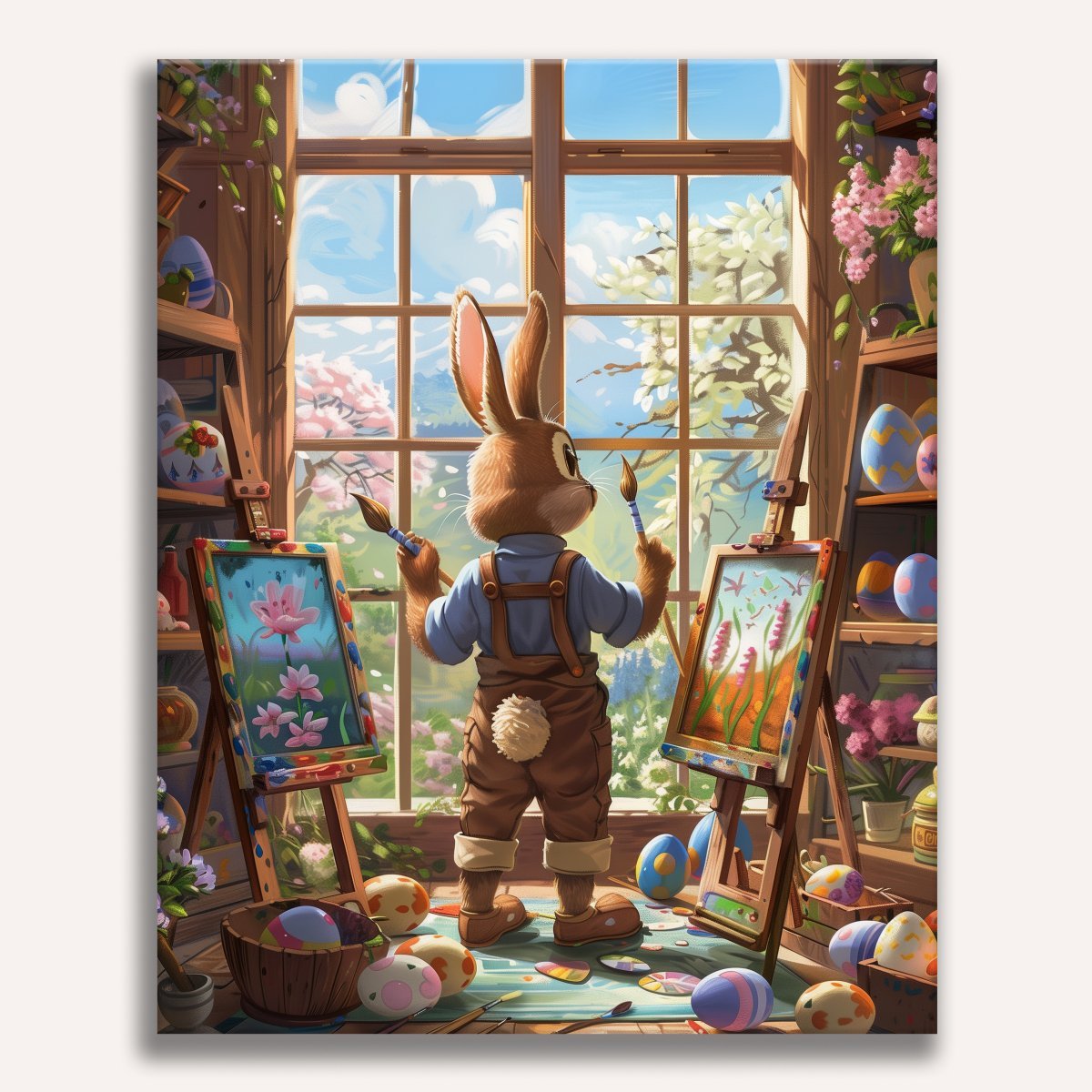 Artist Bunny - Number Artist Paint by Numbers Kits