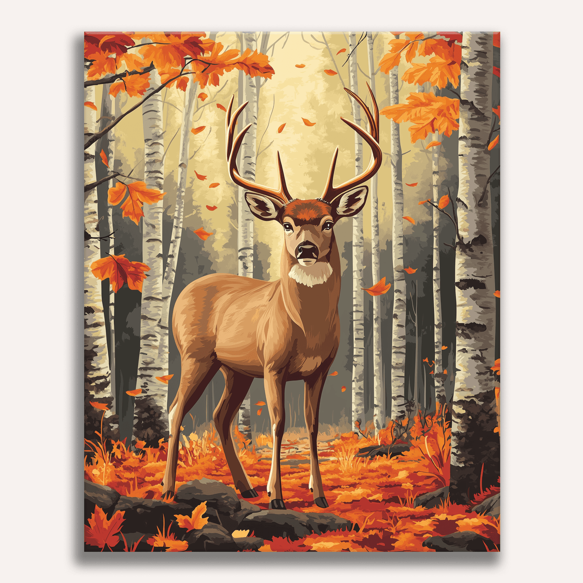 Autumn Deer - Number Artist Paint by Numbers Kits