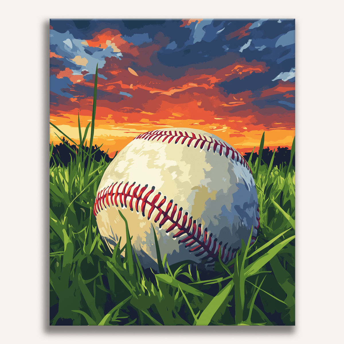 Baseball Sunset