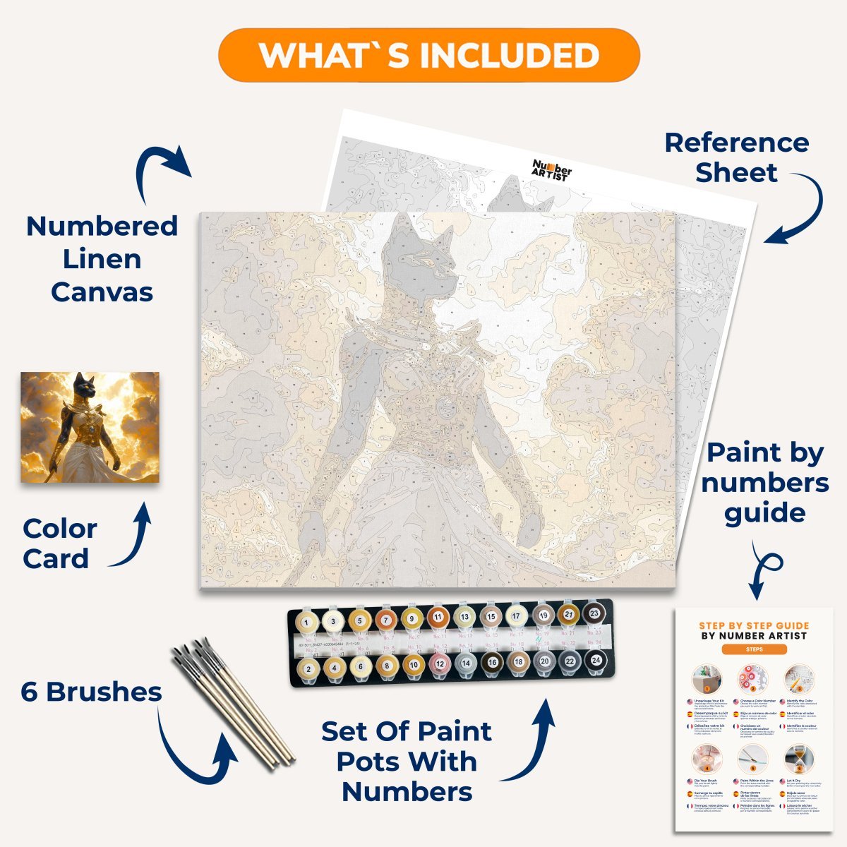 The image features an illustration of a female warrior cat.
