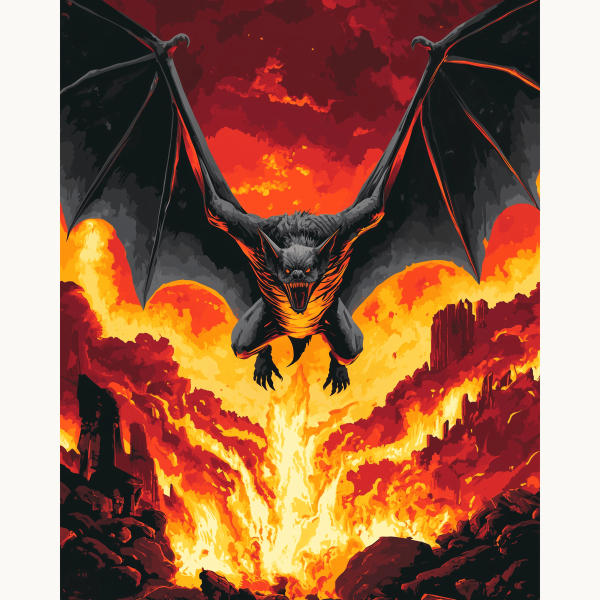 Bat Out of Hell - Number Artist Paint by Numbers Kits