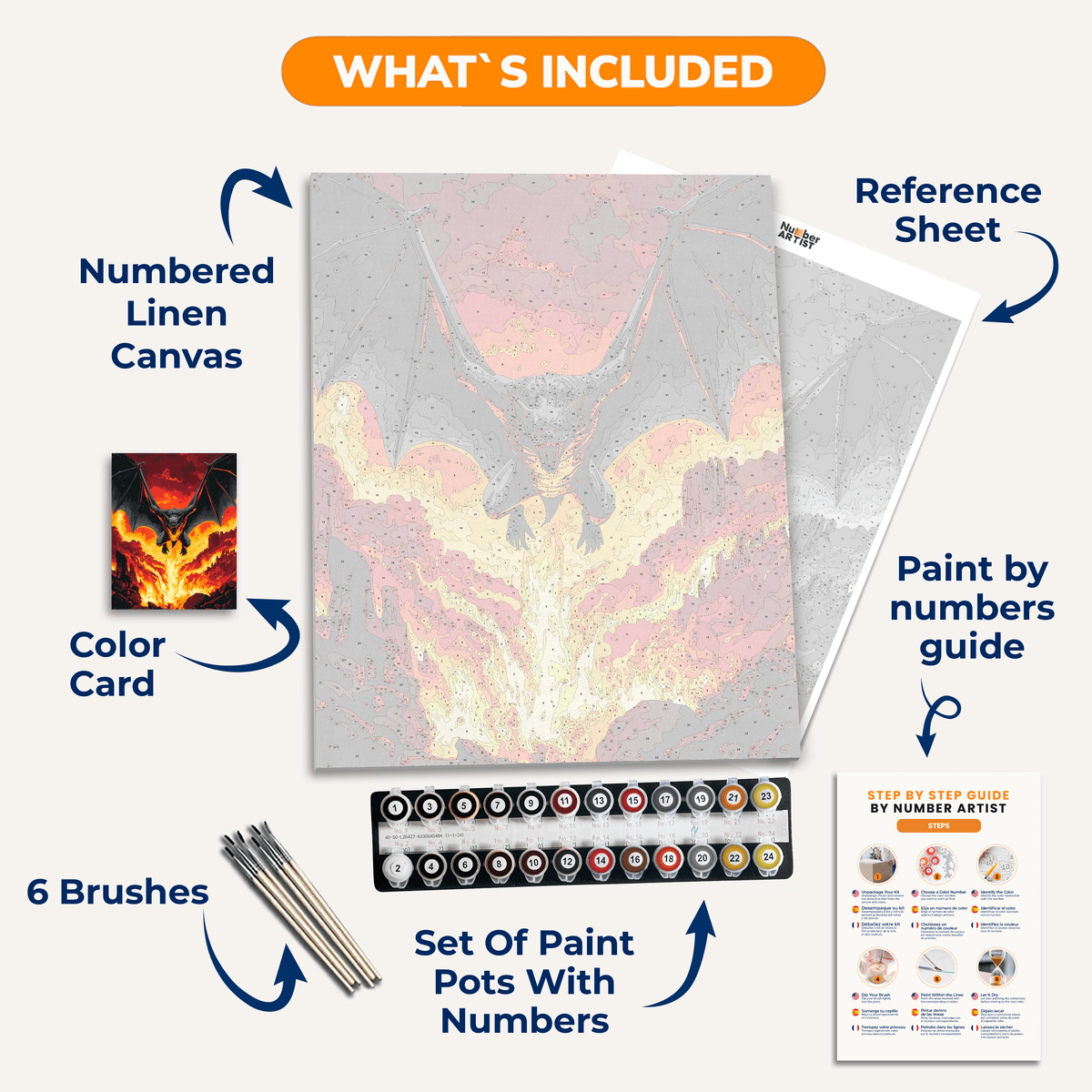 Bat Out of Hell - Number Artist Paint by Numbers Kits