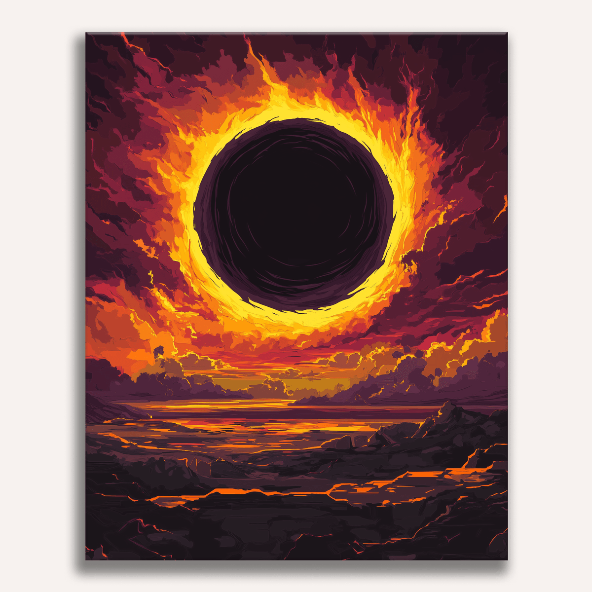 Black Hole Sun - Number Artist Paint by Numbers Kits