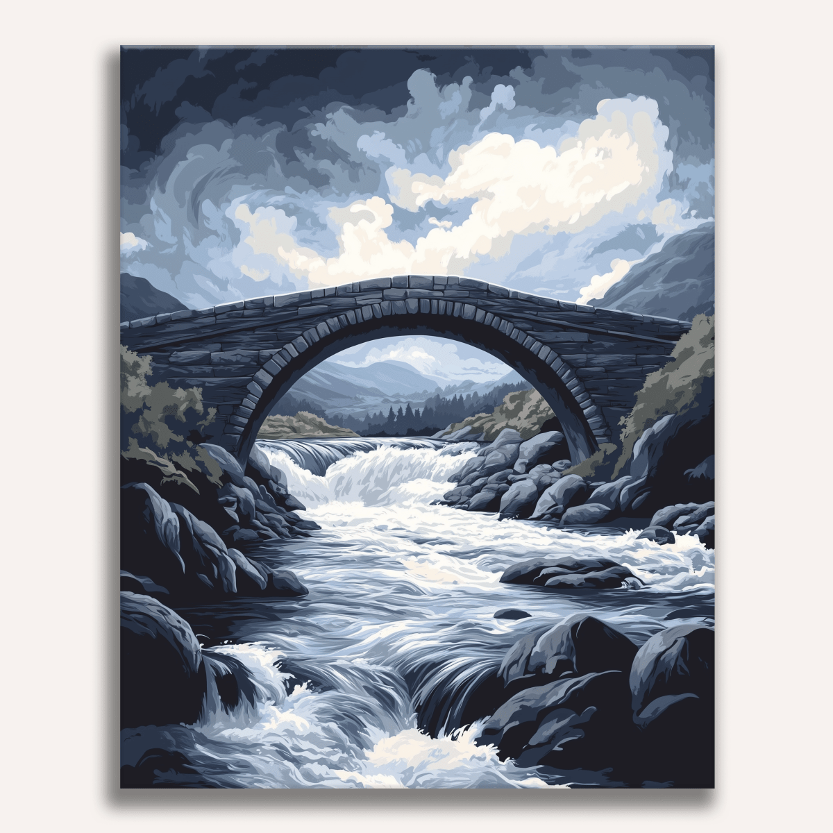Bridge Over Troubled Water - Number Artist Paint by Numbers Kits