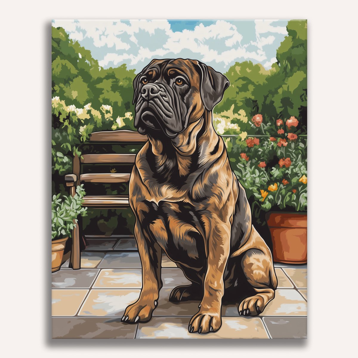 Brindle Mastiff