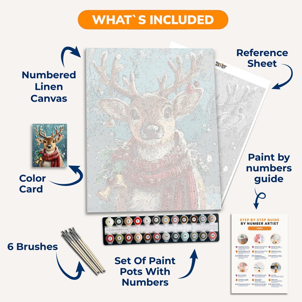Christmas Friend - Number Artist Paint By Numbers Kits