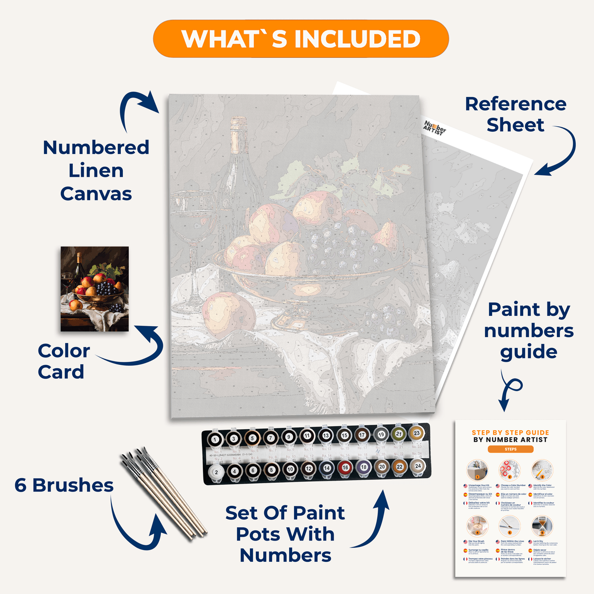 Classic Still Life - Number Artist Paint by Numbers Kits
