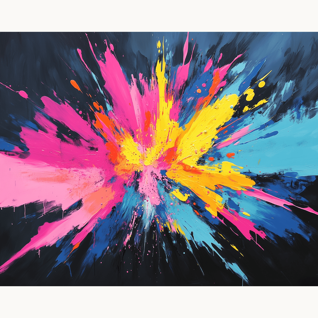 The image presents an abstract art piece.