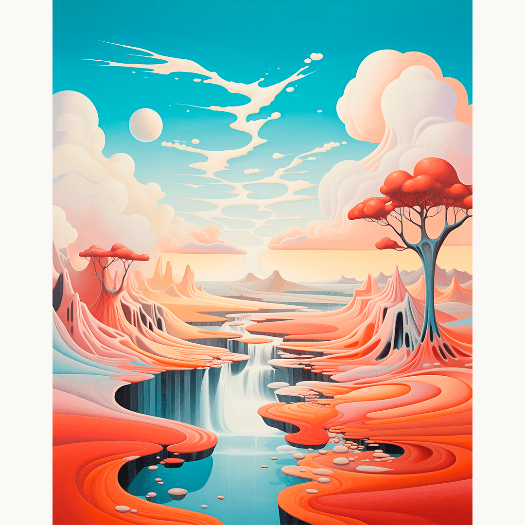 The image showcases a vibrant landscape scene.