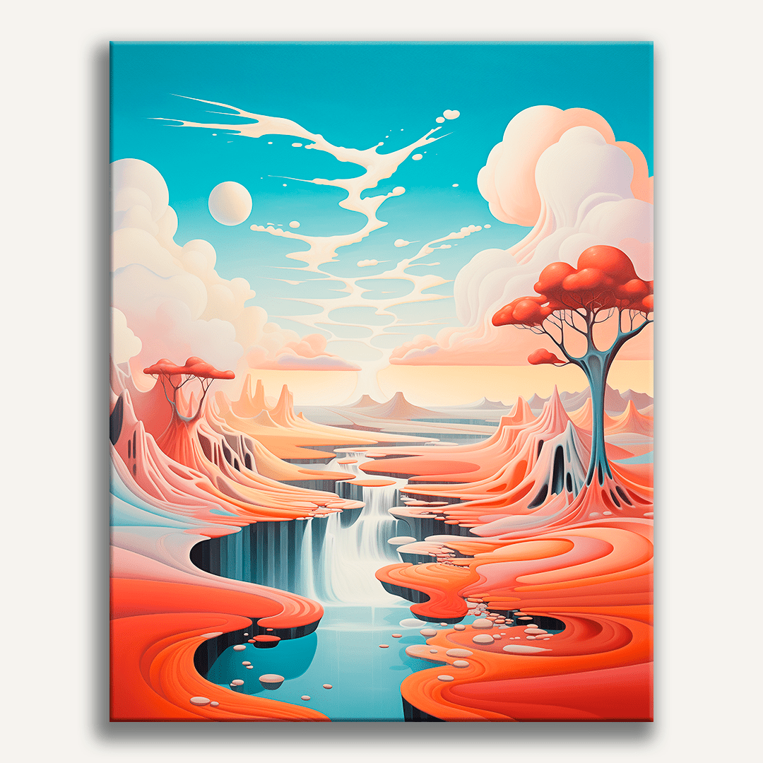 The image showcases a vibrant landscape scene.