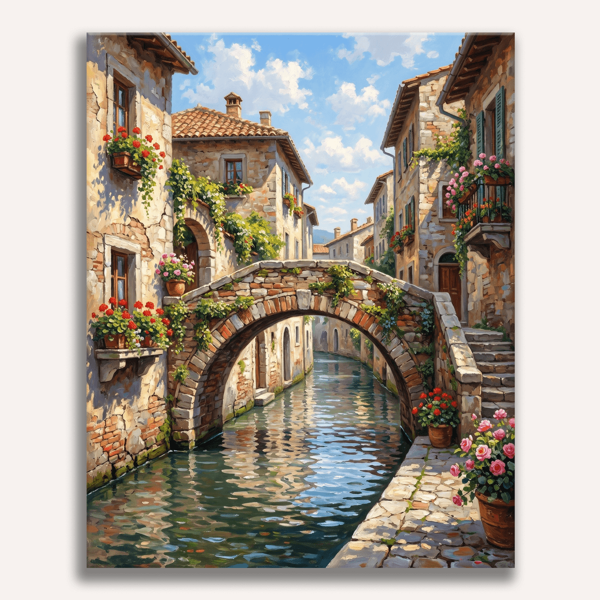Blooming Canal - Number Artist Paint by Numbers Kits