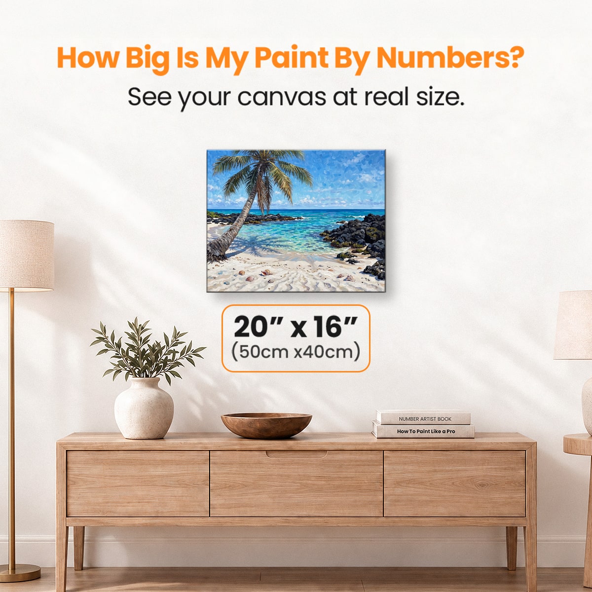 Paradise Cove - Number Artist Paint by Numbers Kits
