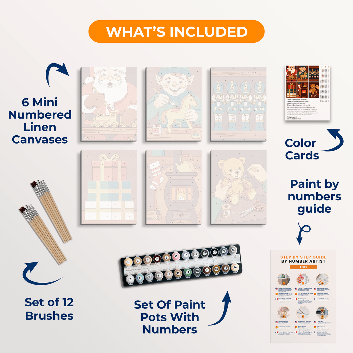 Crafted with Care - Number Artist Paint by Numbers Kits