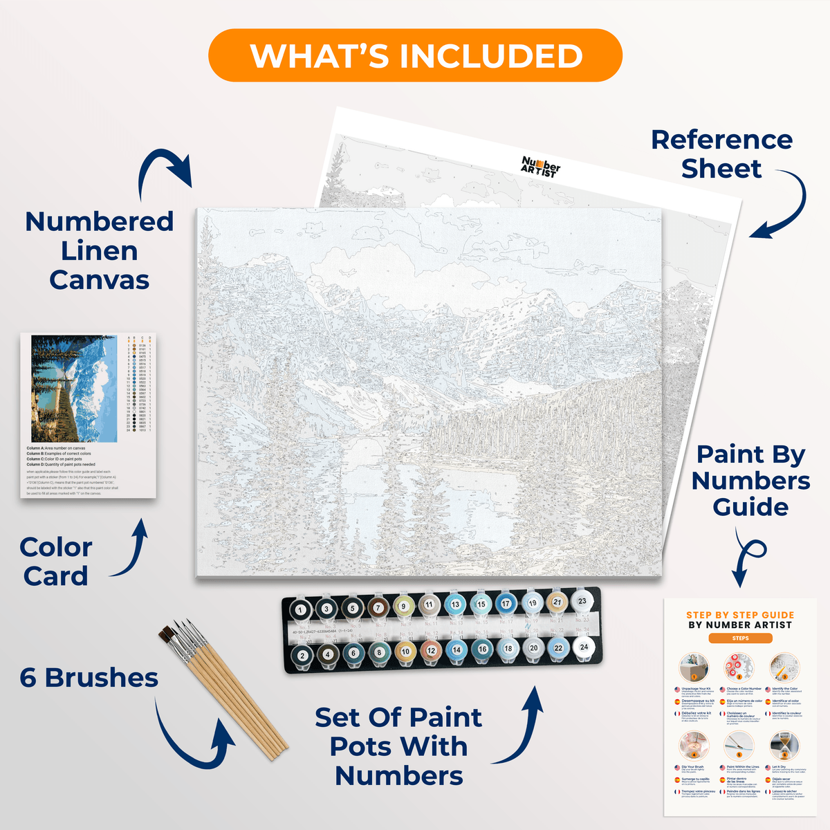 Banff National Park - Number Artist Paint by Numbers Kits
