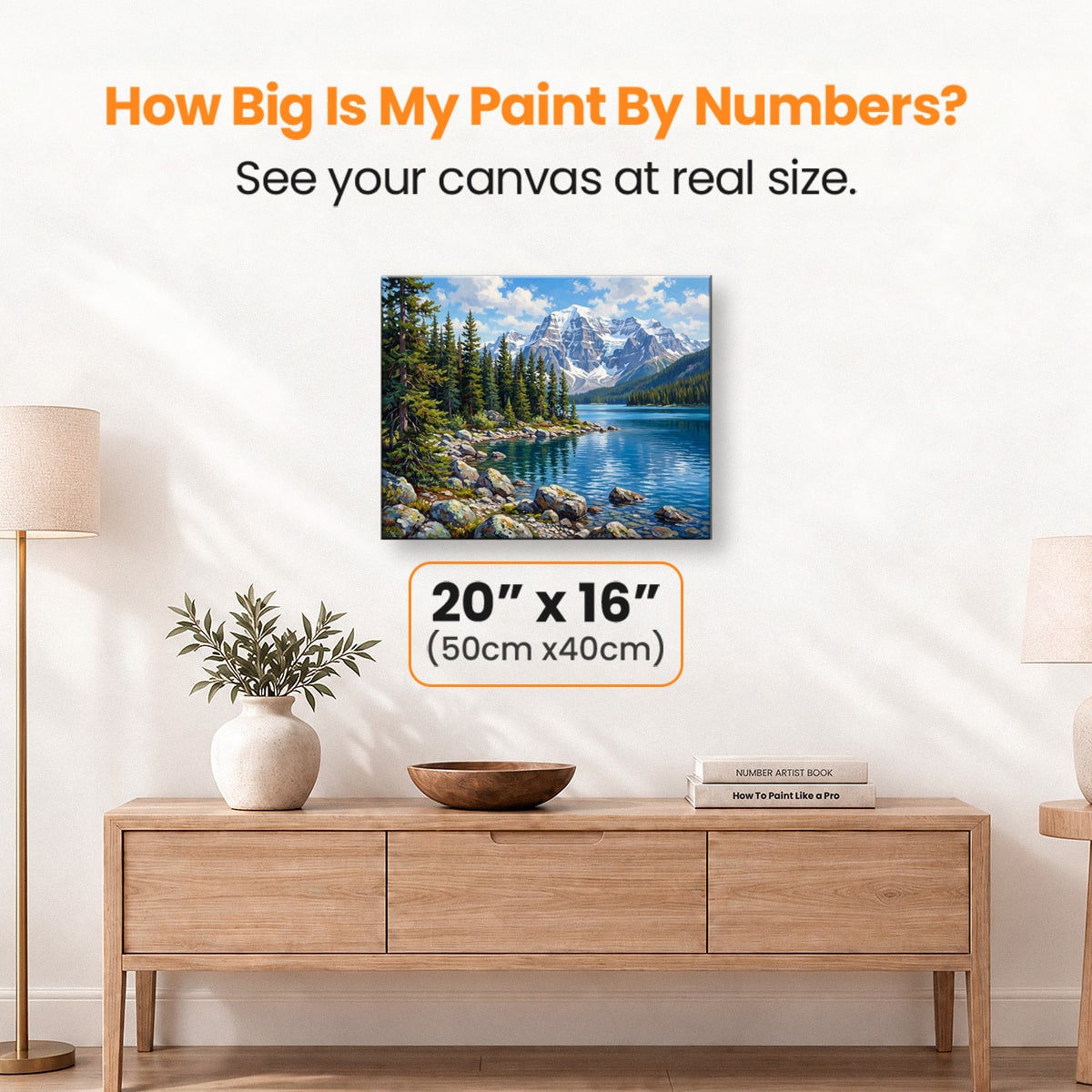 Glacier Calm - Number Artist Paint by Numbers Kits
