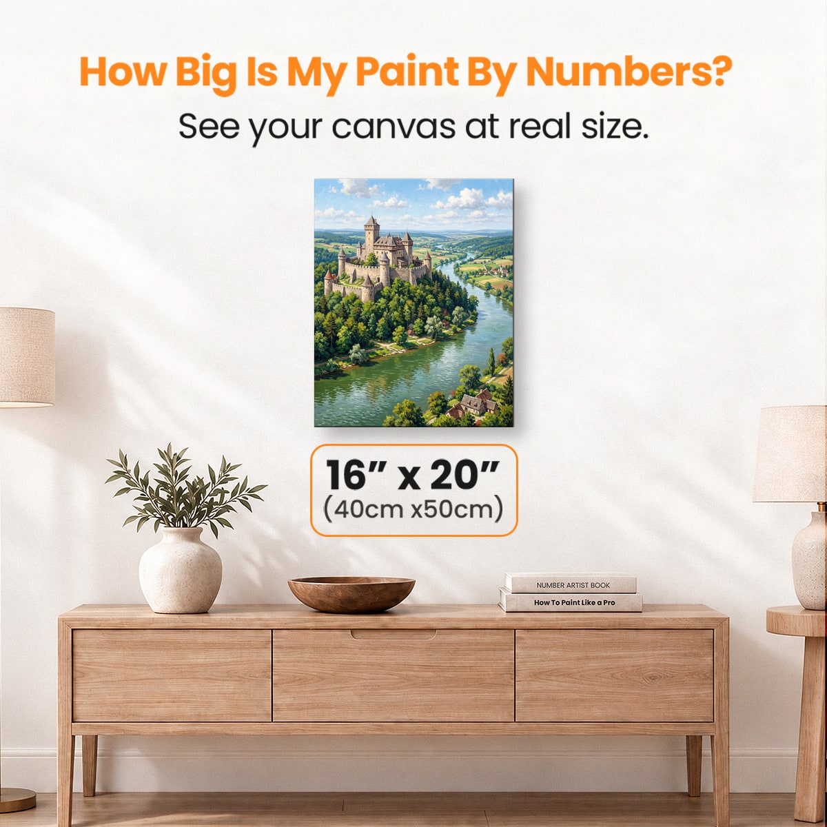 Castle Valley Dawn - Number Artist Paint by Numbers Kits