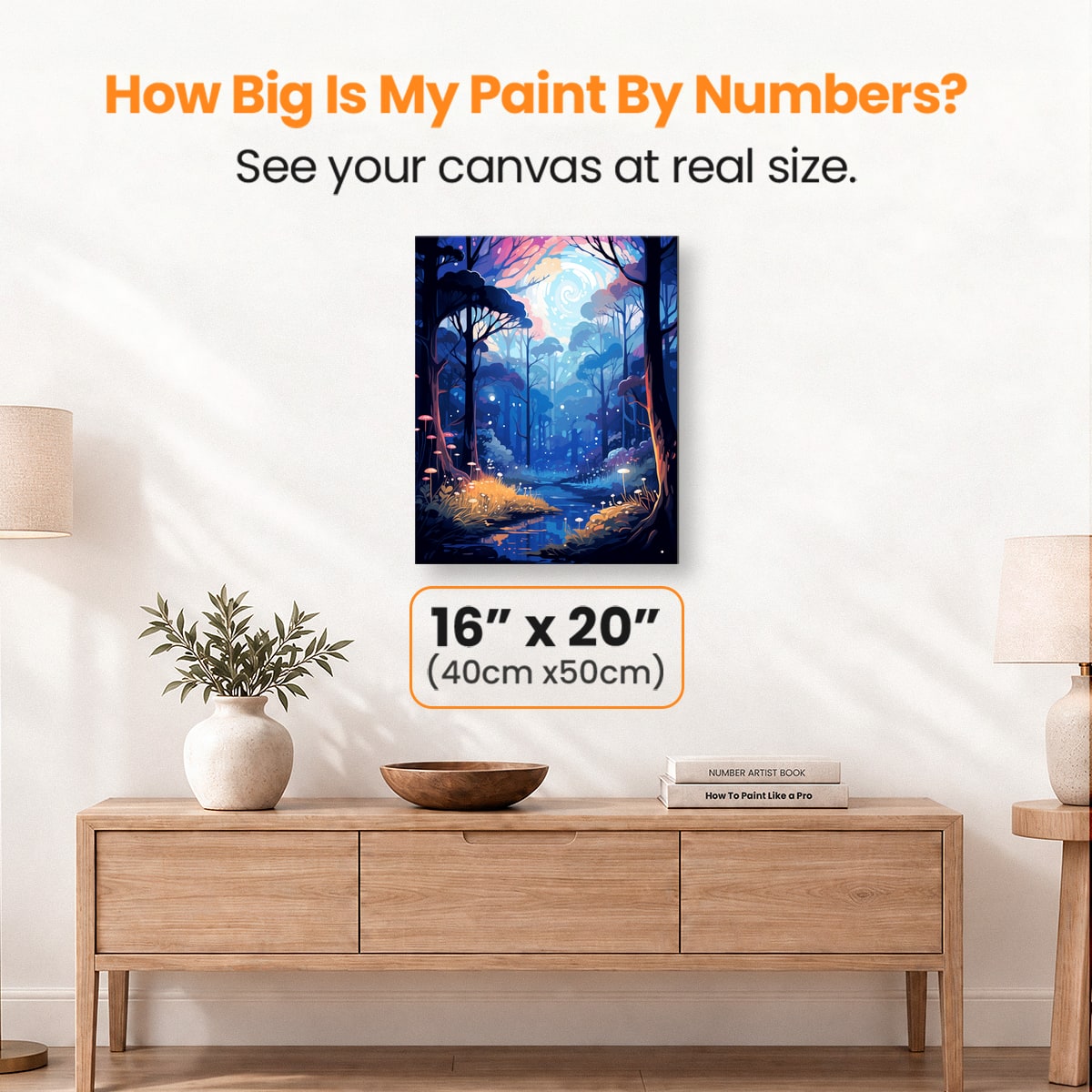 Magical Forest River - Number Artist Paint by Numbers Kits
