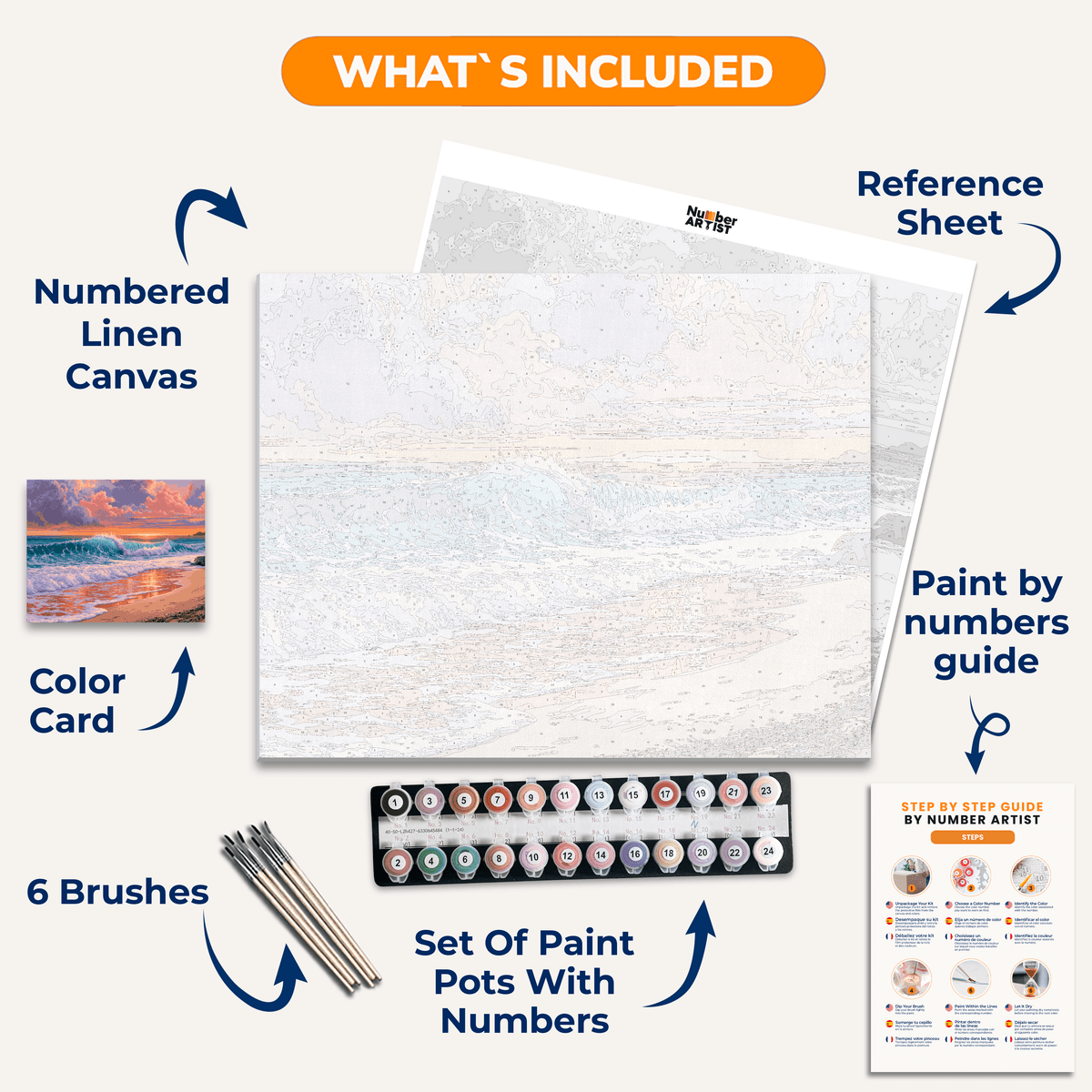 Heaven on Earth - Number Artist Paint by Numbers Kits