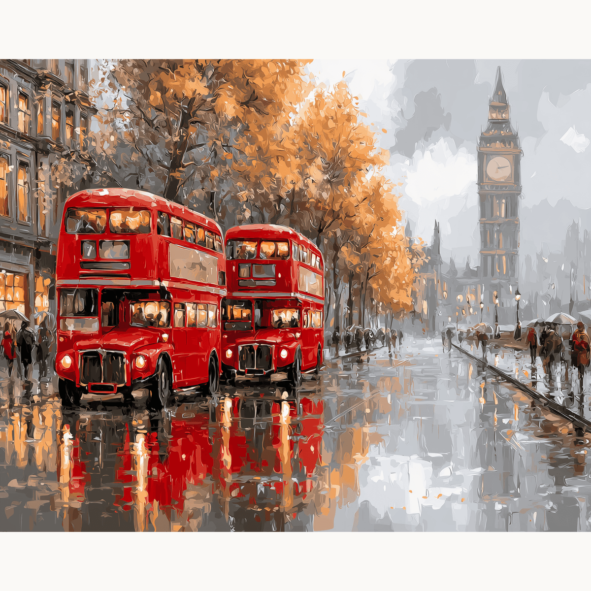 London in a Hurry - Number Artist Paint by Numbers Kits