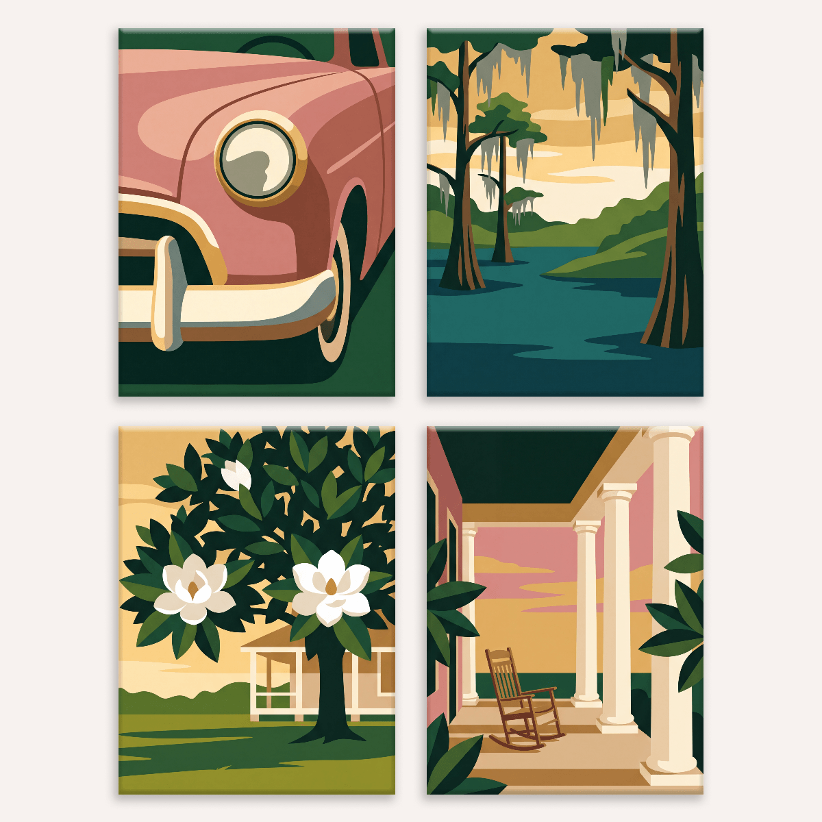 Southern Charm - Number Artist Paint by Numbers Kits