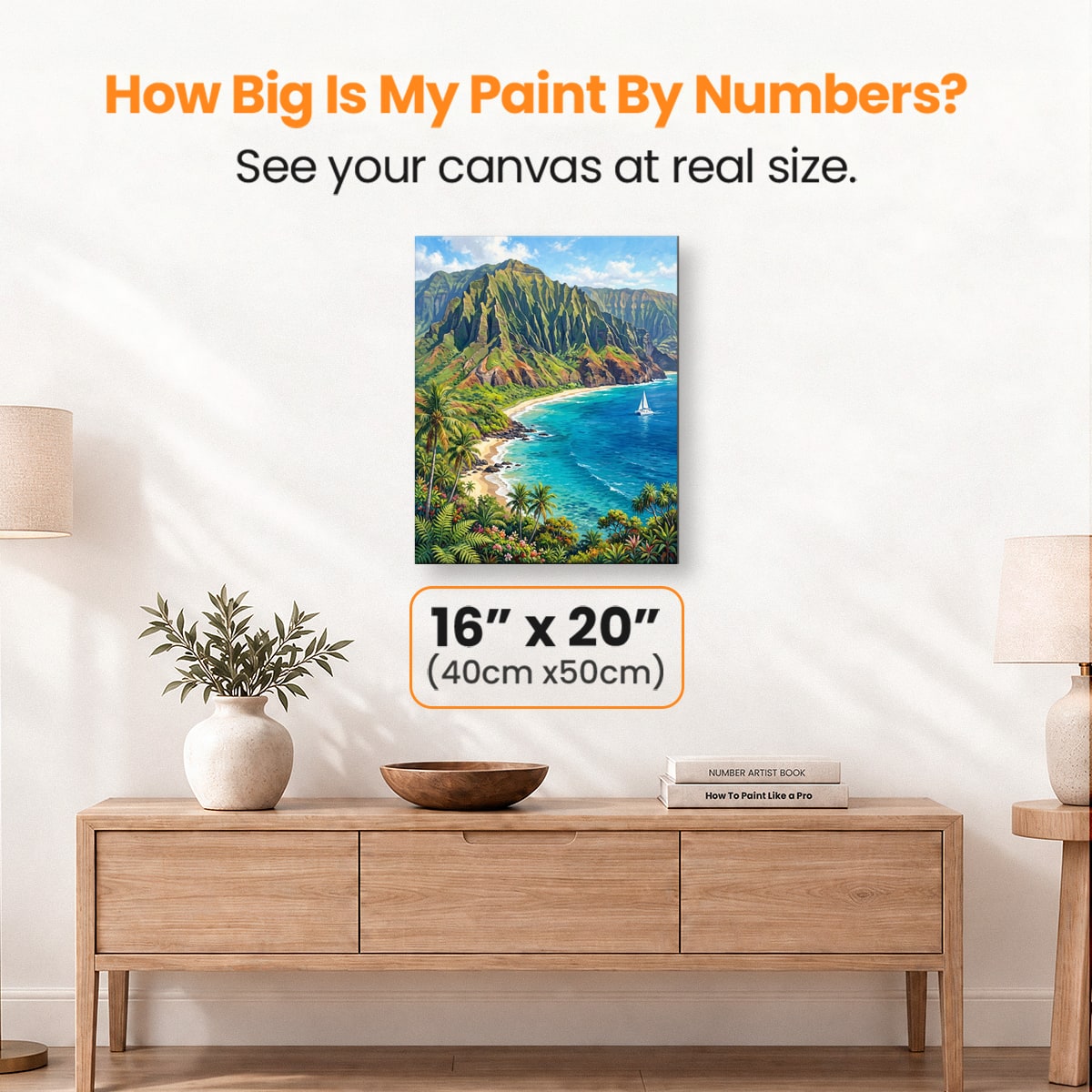 Napali Coast - Number Artist Paint by Numbers Kits
