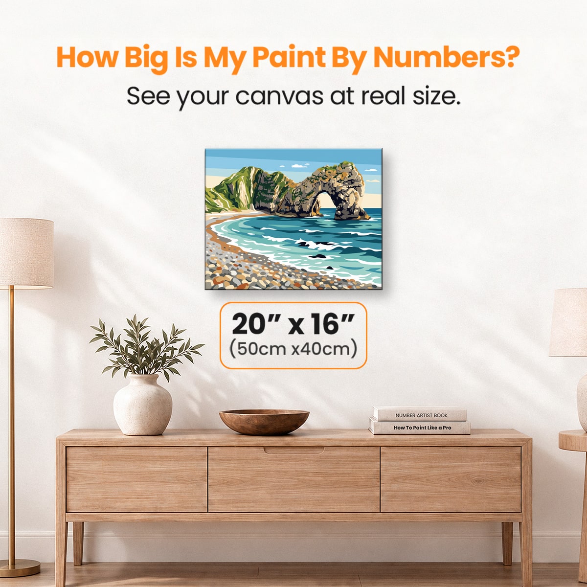 Durdle Door Morning - Number Artist Paint by Numbers Kits