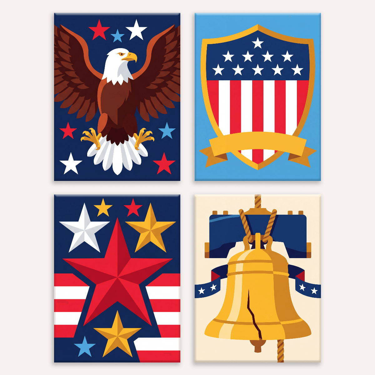American Heritage - Number Artist Paint by Numbers Kits