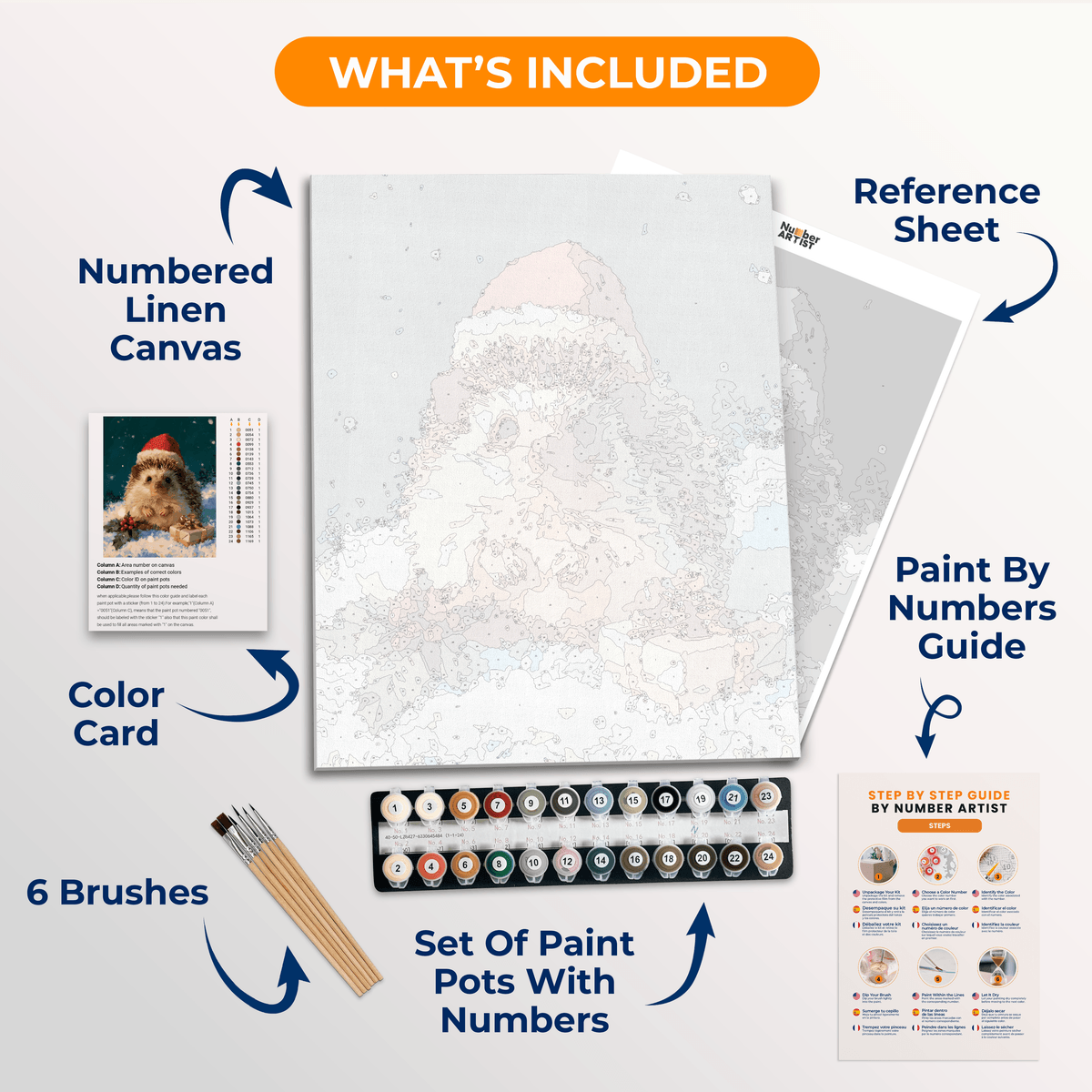 Little Surprise - Number Artist Paint by Numbers Kits