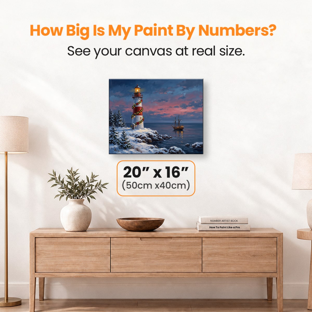 Festive Beacon - Number Artist Paint by Numbers Kits