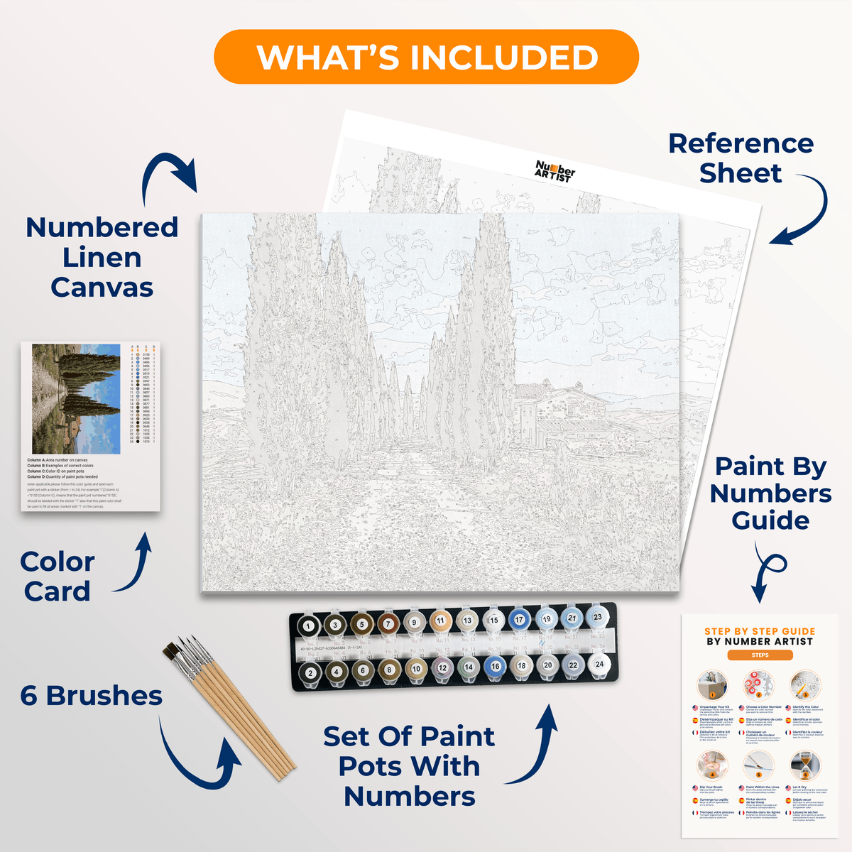 Cypress Dreams - Number Artist Paint by Numbers Kits