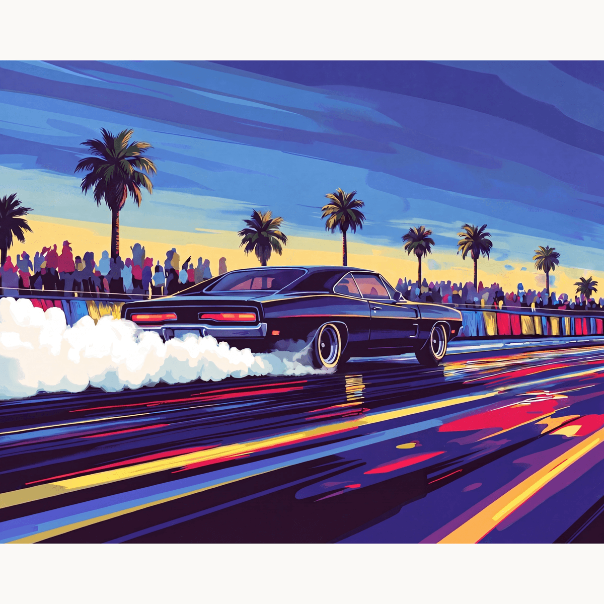 Drag Strip - Number Artist Paint by Numbers Kits