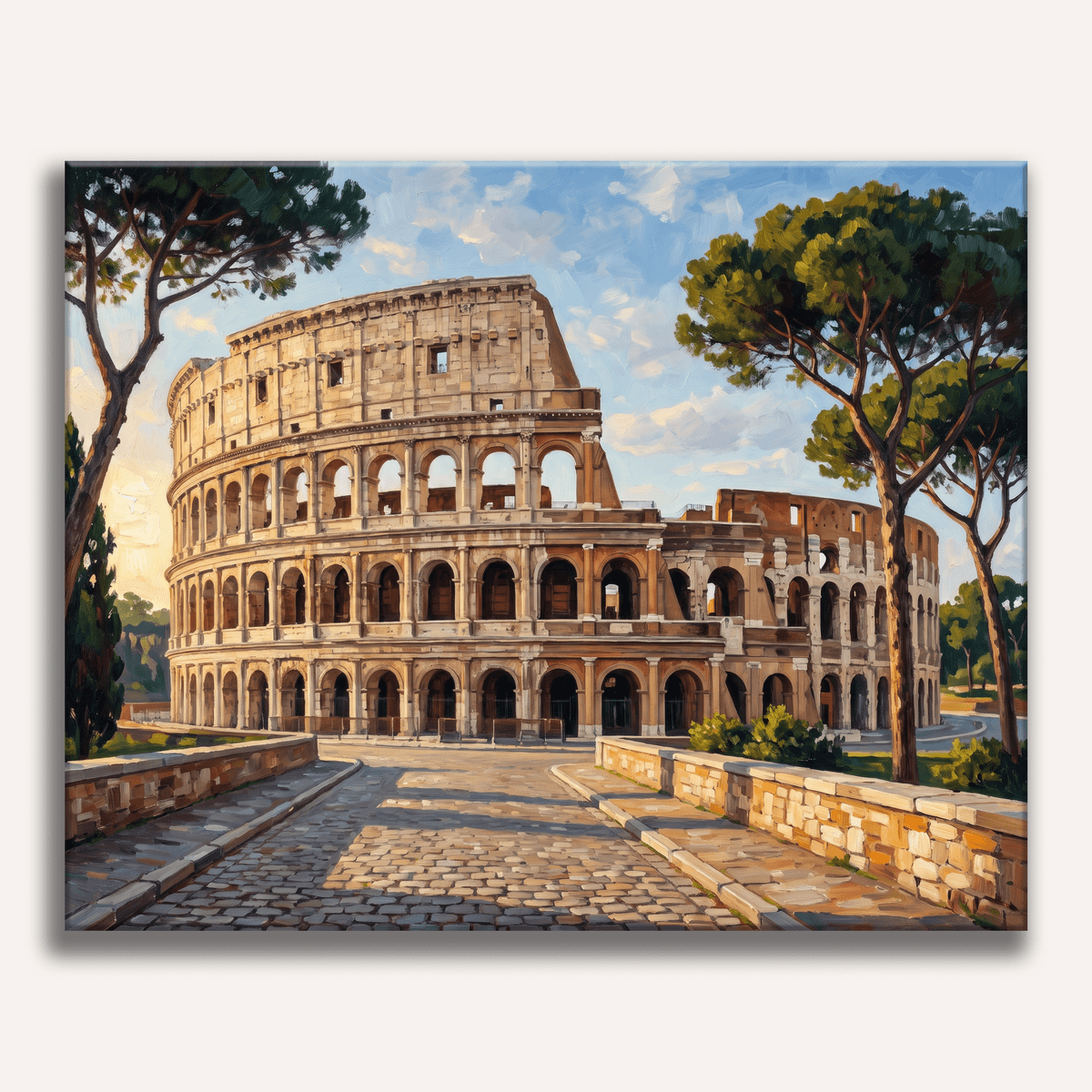 Colosseum Warm Light - Number Artist Paint by Numbers Kits