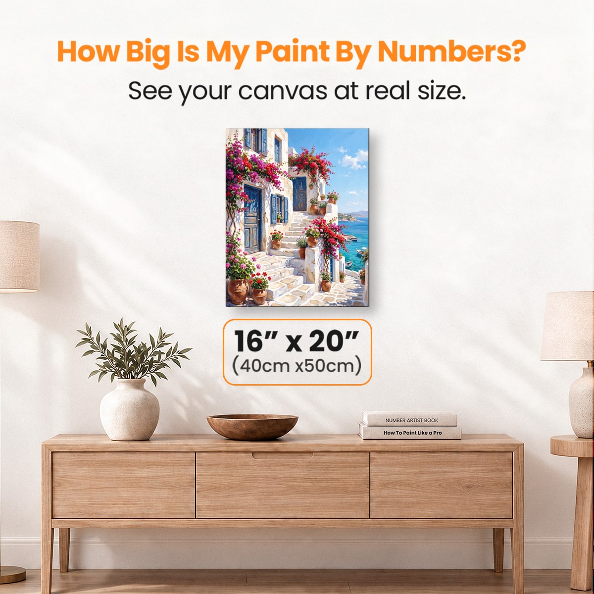 Island Whitewash - Number Artist Paint by Numbers Kits