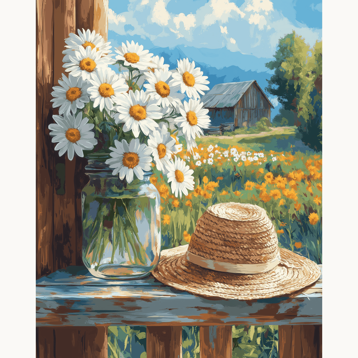 Farm Afternoon - Number Artist Paint by Numbers Kits