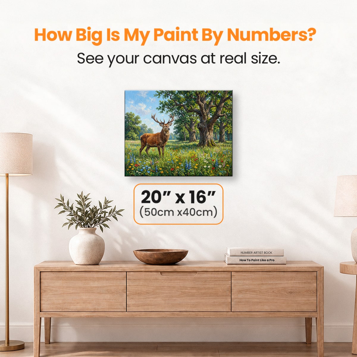 Meadow Stag - Number Artist Paint by Numbers Kits