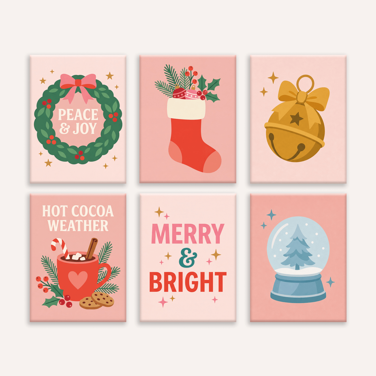 Christmas Merriment - Number Artist Paint by Numbers Kits