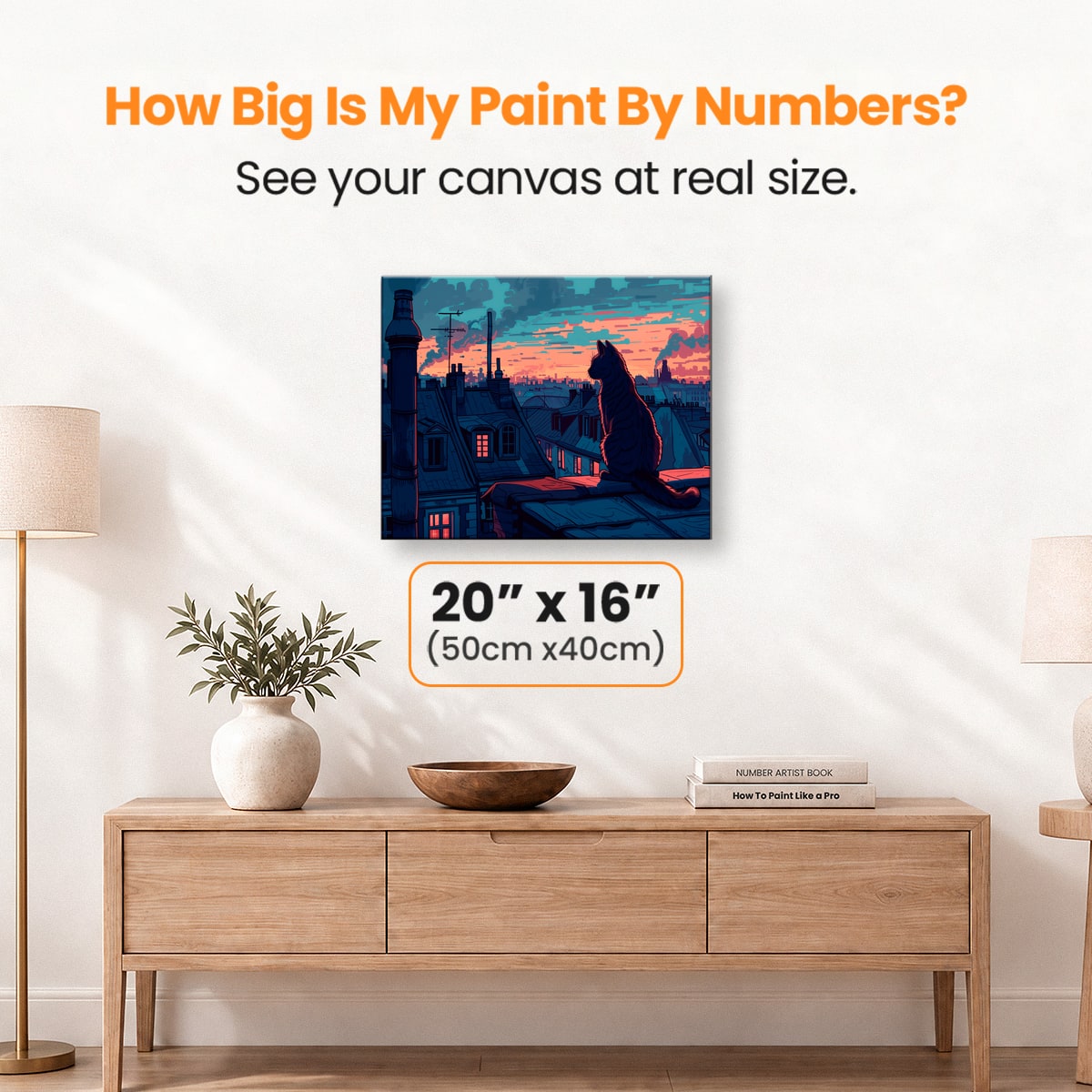 Night Cat - Number Artist Paint by Numbers Kits