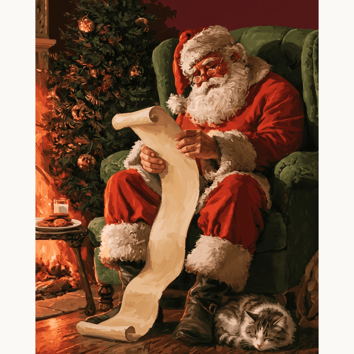 Santa's List - Number Artist Paint by Numbers Kits