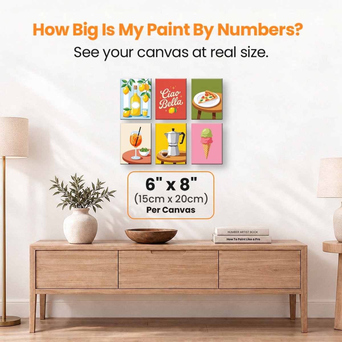 Ciao Bella - Number Artist Paint by Numbers Kits