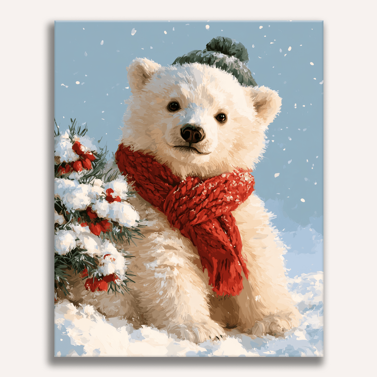 Snow Cuddles - Number Artist Paint by Numbers Kits