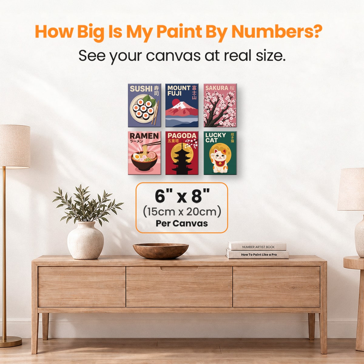 Japan Icons - Number Artist Paint by Numbers Kits