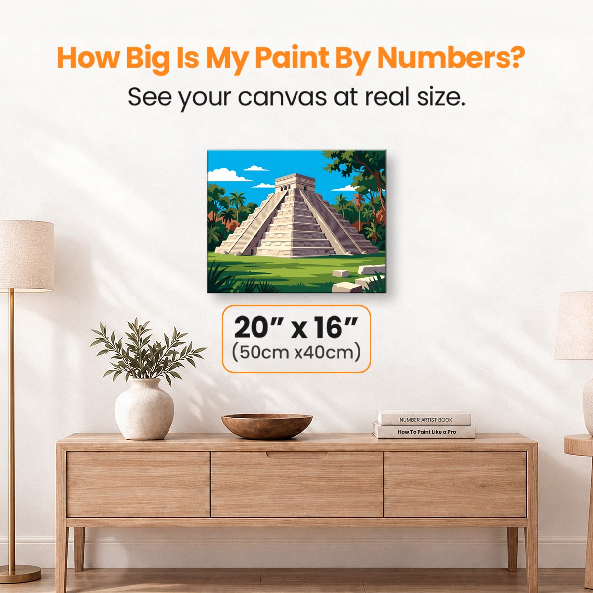 Chichen Itza Mystery - Number Artist Paint by Numbers Kits