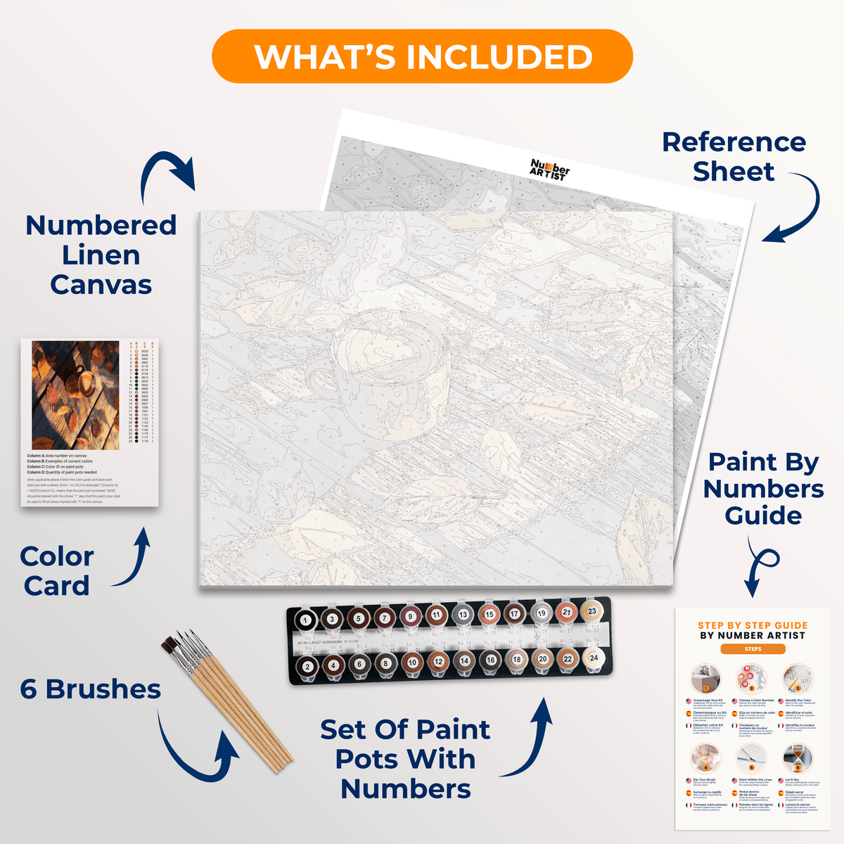 One Autumn Morning - Number Artist Paint by Numbers Kits
