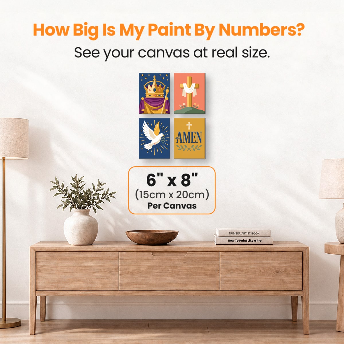 Christian Faith - Number Artist Paint by Numbers Kits