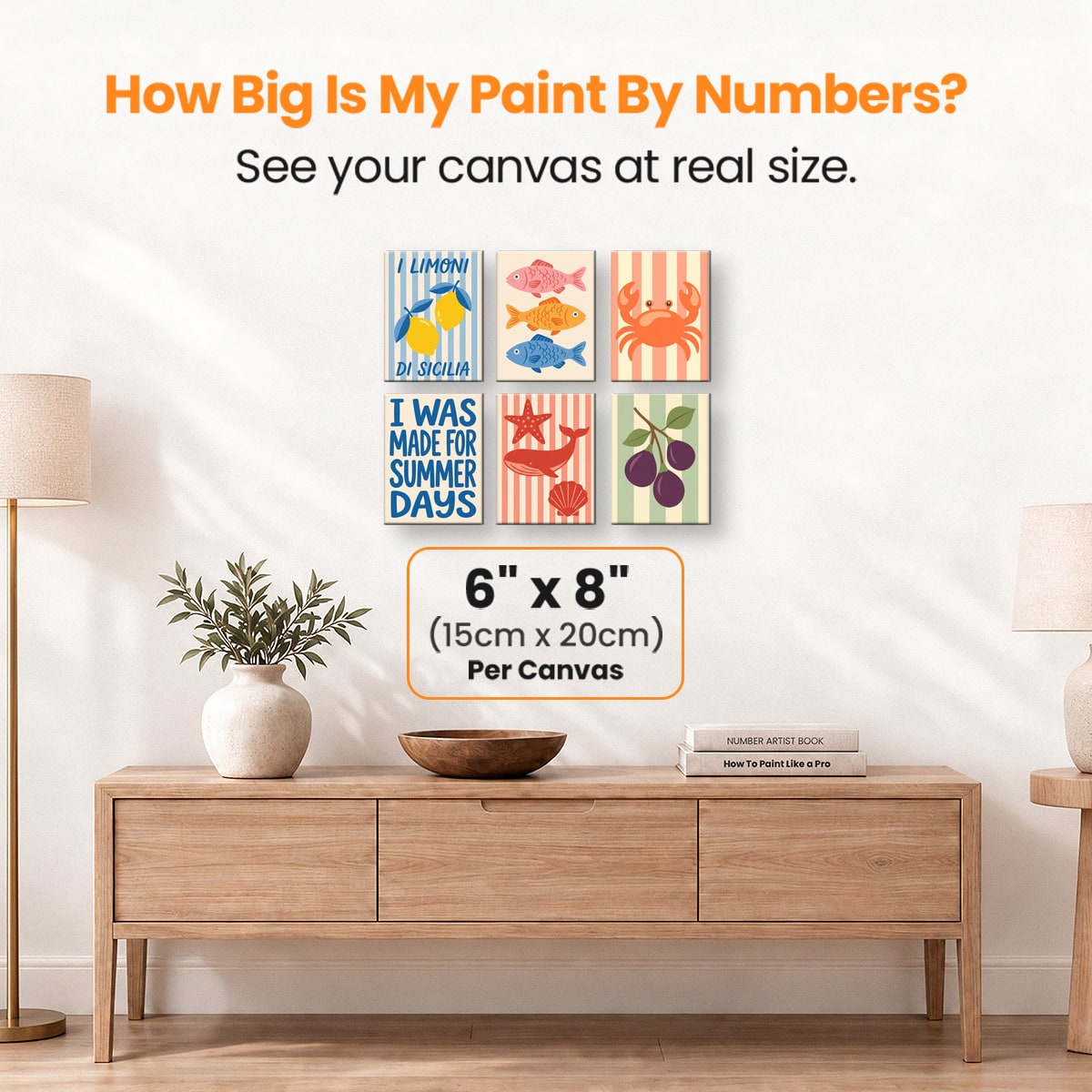 Made for Summer - Number Artist Paint by Numbers Kits