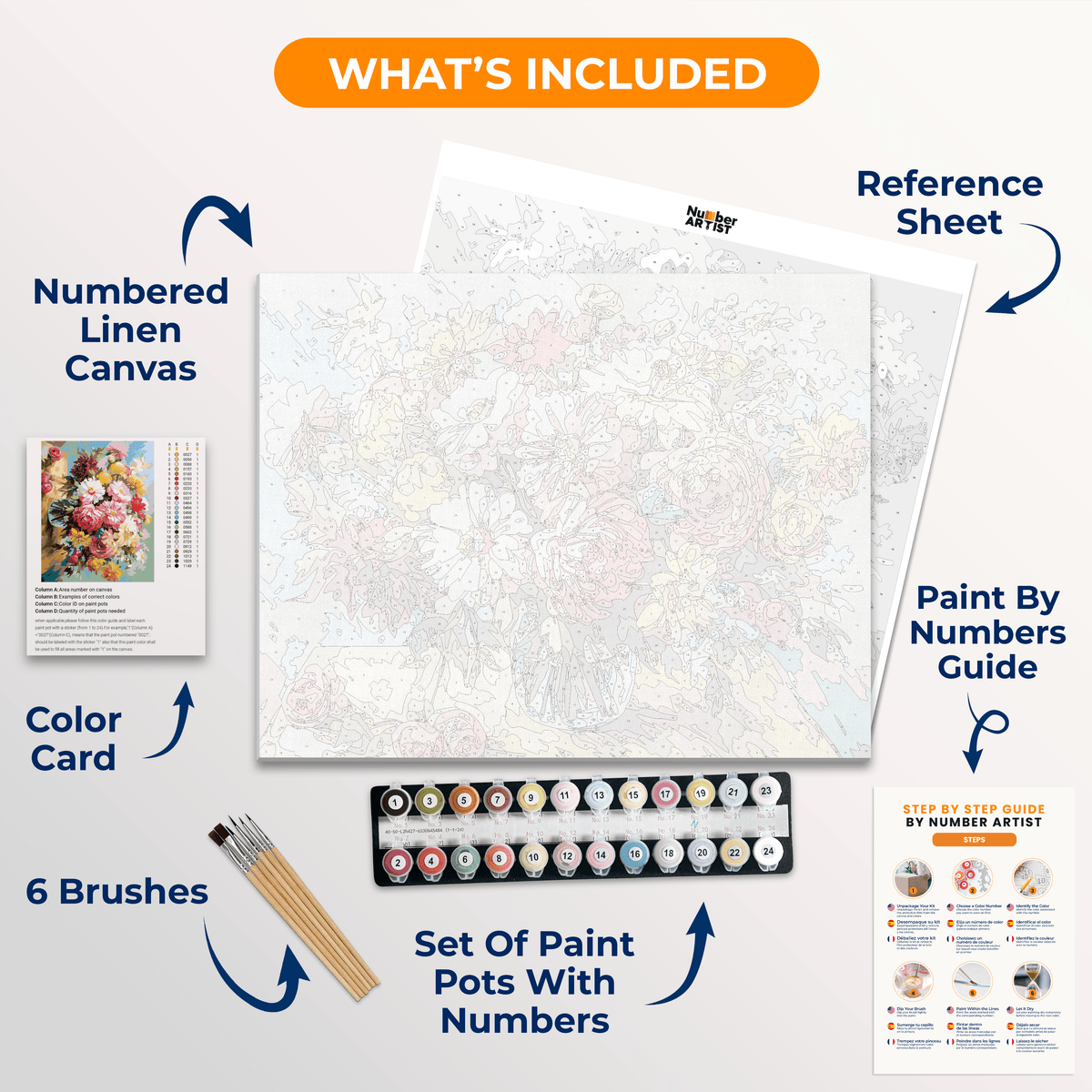 In the image, there is a vase filled with colorful flowers placed on a surface.